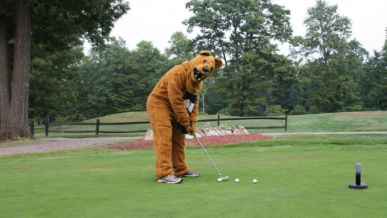 The Nittany Lion on the Golf Course 